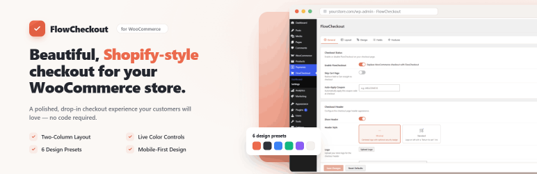 FlowCheckout For WooCommerce Preview Wordpress Plugin - Rating, Reviews, Demo & Download