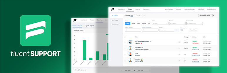 Fluent Support – WordPress Helpdesk And Customer Support Ticket Plugin Preview - Rating, Reviews, Demo & Download