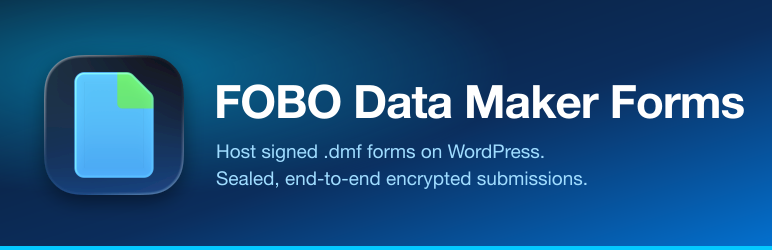 FOBO Data Maker Forms Preview Wordpress Plugin - Rating, Reviews, Demo & Download
