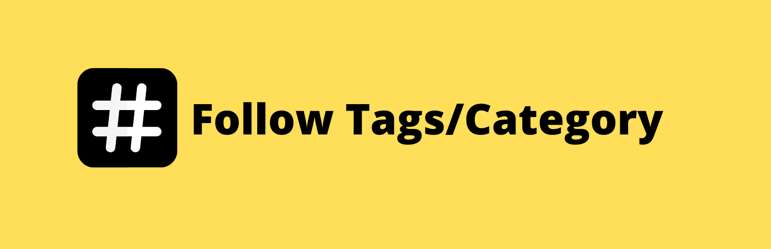 Follow Tags & Categories Preview Wordpress Plugin - Rating, Reviews, Demo & Download