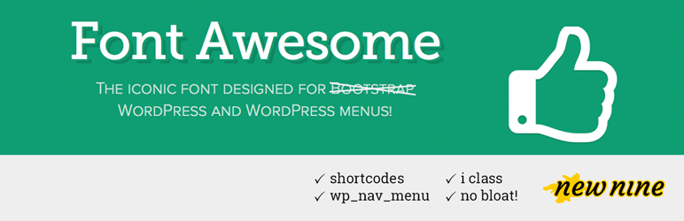 Font Awesome 4 Menus Preview Wordpress Plugin - Rating, Reviews, Demo & Download