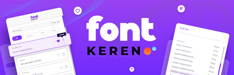 Font Keren Preview Wordpress Plugin - Rating, Reviews, Demo & Download