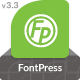 FontPress – Wordpress Font Manager