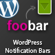 Foobar – WordPress Notification Bars