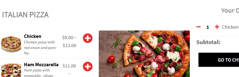 Food Online For WooCommerce Preview Wordpress Plugin - Rating, Reviews, Demo & Download