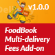 FoodBook Multi-delivery Fees Add-on
