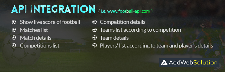 Football Match Tracker Preview Wordpress Plugin - Rating, Reviews, Demo & Download