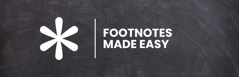 Footnotes Made Easy Preview Wordpress Plugin - Rating, Reviews, Demo & Download