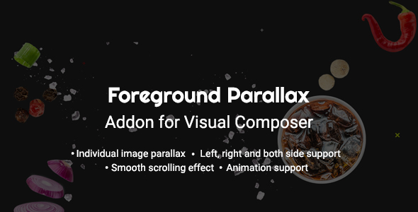 Foreground Parallax Effect Visual Composer Addon Preview Wordpress Plugin - Rating, Reviews, Demo & Download