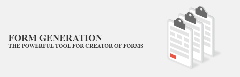 Form Generation – Easy And Powerful Contact Form Builder Plugin for Wordpress Preview - Rating, Reviews, Demo & Download