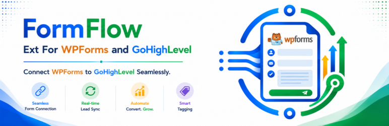 FormFlow Ext For WPForms And GoHighLevel – Send Form Leads To GHL Preview Wordpress Plugin - Rating, Reviews, Demo & Download