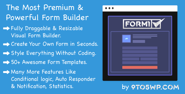 Formi – The Most Premium & Powerful WordPress Form Builder Plugin Preview - Rating, Reviews, Demo & Download