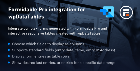 Formidable Forms Integration For WpDataTables Preview Wordpress Plugin - Rating, Reviews, Demo & Download