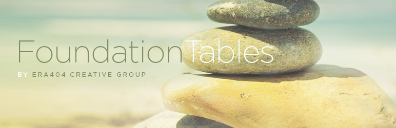 FoundationTables Preview Wordpress Plugin - Rating, Reviews, Demo & Download