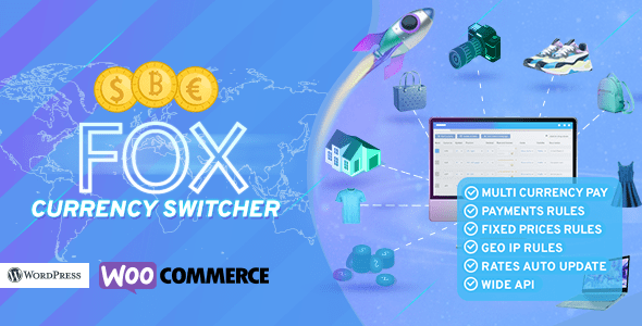 FOX – WooCommerce Currency Switcher Professional – Multi Currency [WOOCS] Preview Wordpress Plugin - Rating, Reviews, Demo & Download
