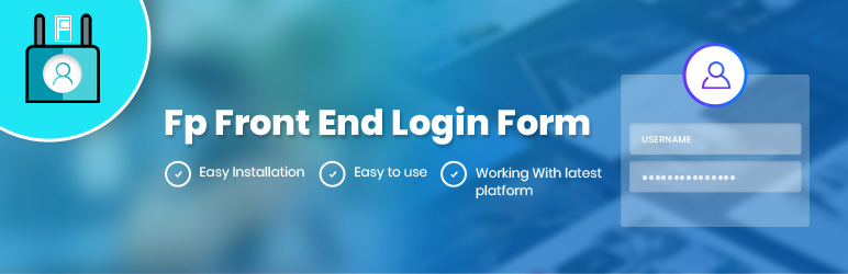 FP Front End Login Form Preview Wordpress Plugin - Rating, Reviews, Demo & Download