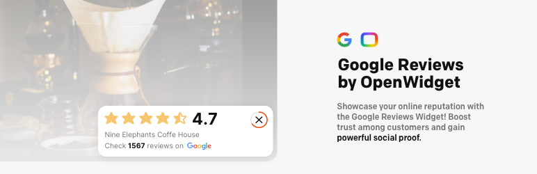 Free Google Reviews Widget By OpenWidget Preview Wordpress Plugin - Rating, Reviews, Demo & Download