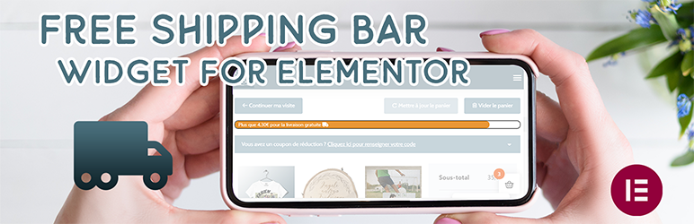Free Shipping Bar Widget Preview Wordpress Plugin - Rating, Reviews, Demo & Download