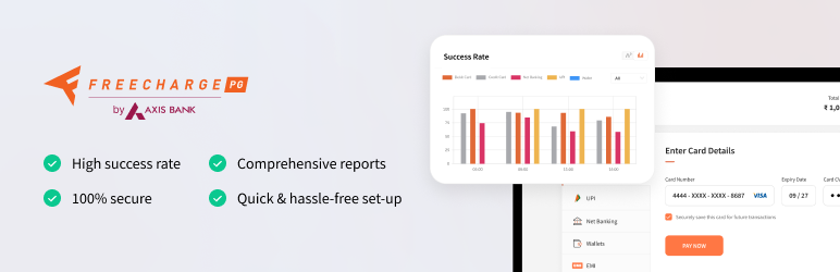 Freecharge PG For WooCommerce Preview Wordpress Plugin - Rating, Reviews, Demo & Download