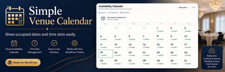 Freeslot Calendar Preview Wordpress Plugin - Rating, Reviews, Demo & Download