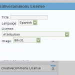 French Creative Commons License Widget