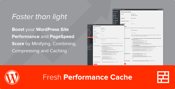 Fresh Performance Cache – WordPress Plugin Preview - Rating, Reviews, Demo & Download