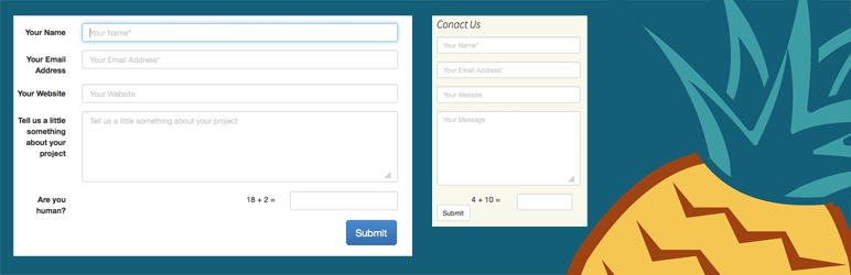 FreshClicks Contact Form Preview Wordpress Plugin - Rating, Reviews, Demo & Download