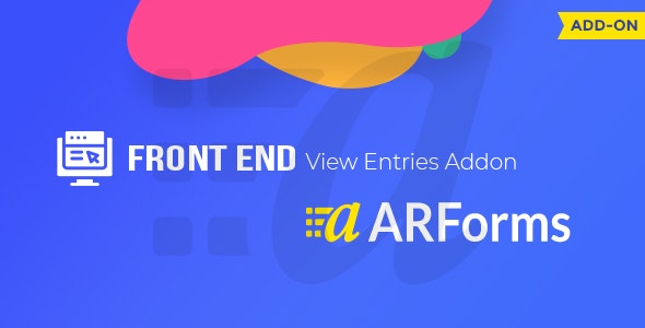 Front-end Entries View For ARForms Preview Wordpress Plugin - Rating, Reviews, Demo & Download