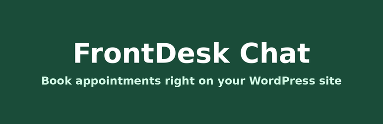 FrontDesk Chat Preview Wordpress Plugin - Rating, Reviews, Demo & Download
