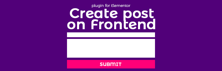 Frontend Post For Elementor Preview Wordpress Plugin - Rating, Reviews, Demo & Download