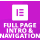 Full Page Intro And Navigation Addon For Elementor Page Builder
