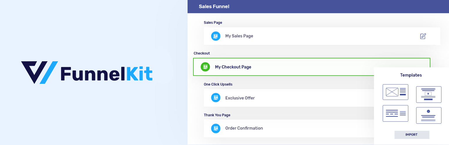 Funnel Builder Plugin for Wordpress By FunnelKit – Customize WooCommerce Checkout Pages, Create Sales Funnels & Maximize Profits Preview - Rating, Reviews, Demo & Download
