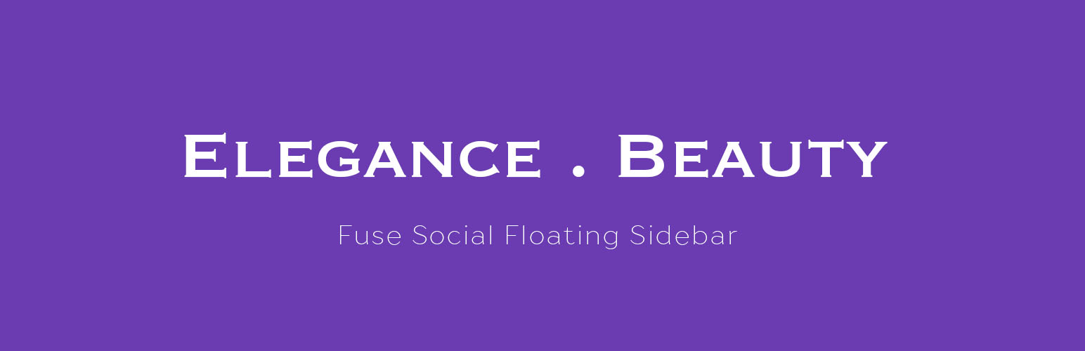 Fuse Social Floating Sidebar Preview Wordpress Plugin - Rating, Reviews, Demo & Download
