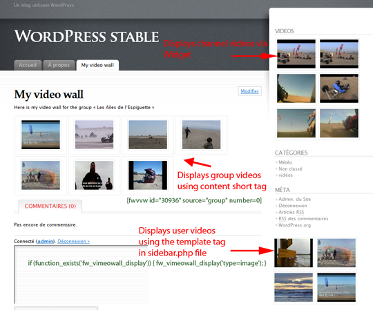 Fw-vimeo-videowall Preview Wordpress Plugin - Rating, Reviews, Demo & Download