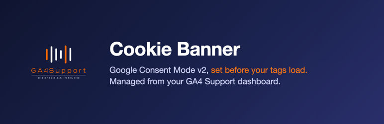 GA4 Support Cookie Banner Preview Wordpress Plugin - Rating, Reviews, Demo & Download
