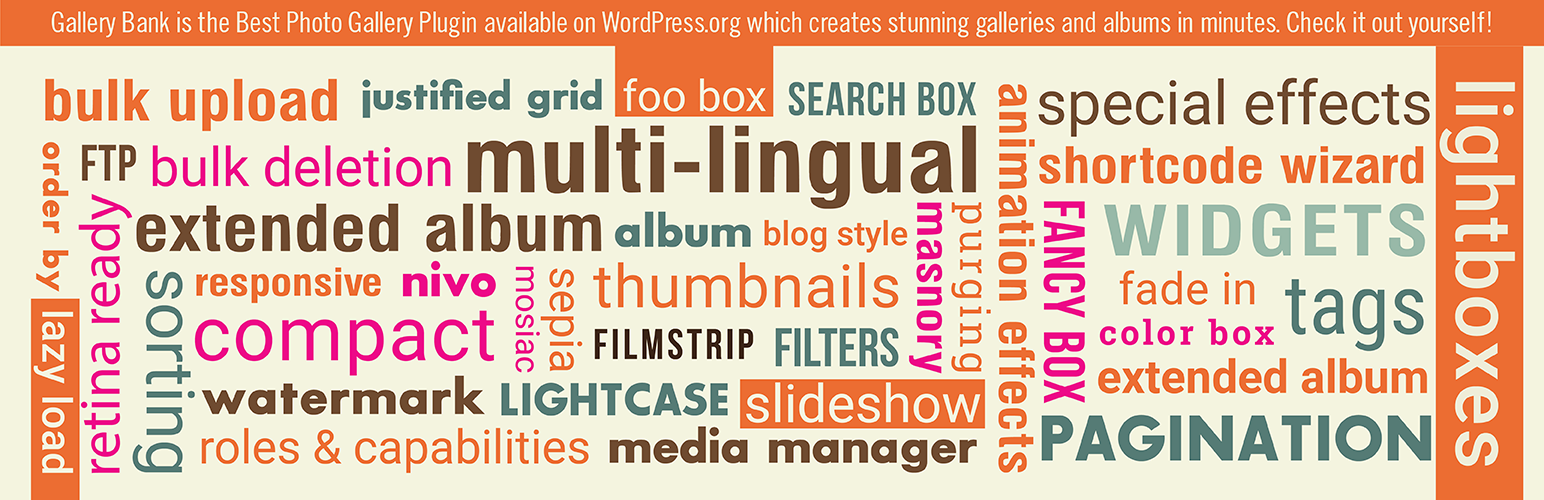 Gallery Bank – WordPress Photo Gallery Plugin Preview - Rating, Reviews, Demo & Download
