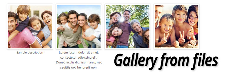 Gallery From Files Preview Wordpress Plugin - Rating, Reviews, Demo & Download