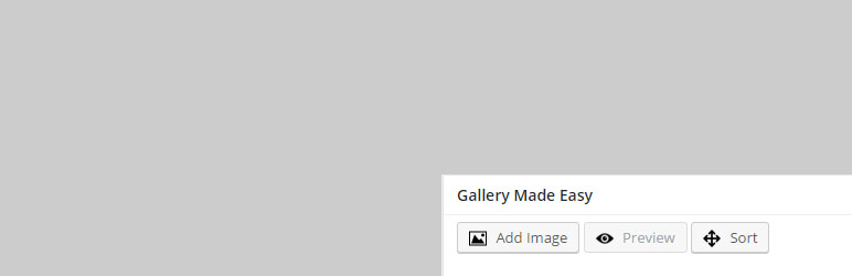Gallery Made Easy Preview Wordpress Plugin - Rating, Reviews, Demo & Download