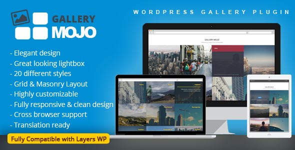 Gallery Mojo – WordPress Gallery Plugin Preview - Rating, Reviews, Demo & Download