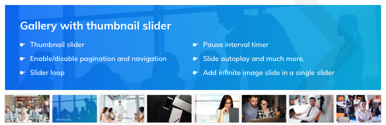 Gallery With Thumbnail Slider Preview Wordpress Plugin - Rating, Reviews, Demo & Download