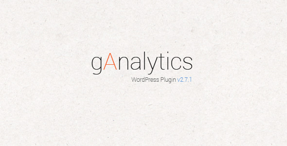 GAnalytics – Google Analytics WordPress Plugin Preview - Rating, Reviews, Demo & Download