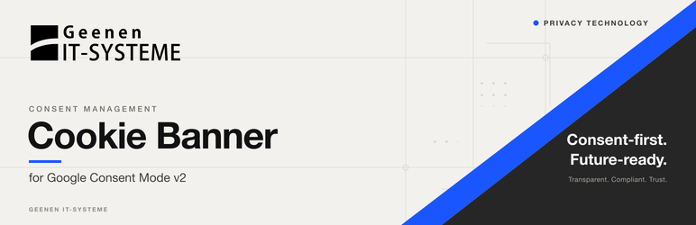 Geenen Cookie Banner For Google Consent Mode V2 Preview Wordpress Plugin - Rating, Reviews, Demo & Download
