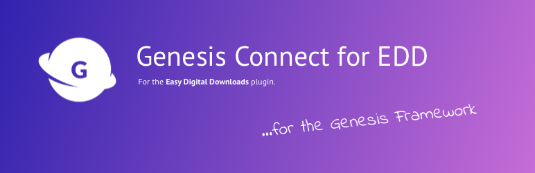 Genesis Connect For Easy Digital Downloads Preview Wordpress Plugin - Rating, Reviews, Demo & Download