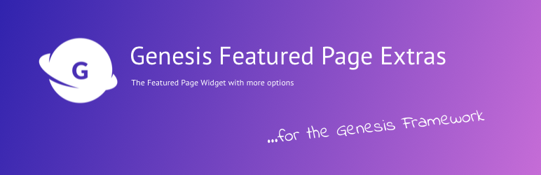 Genesis Featured Page Extras Preview Wordpress Plugin - Rating, Reviews, Demo & Download