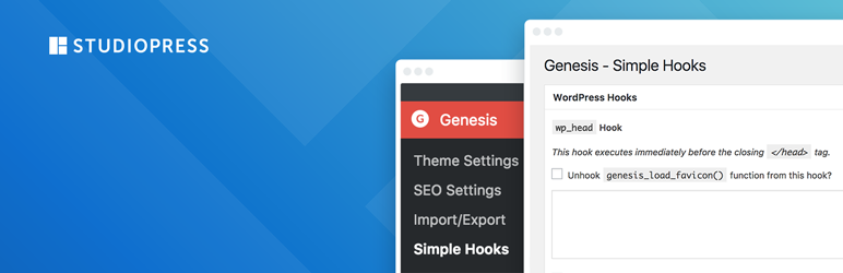 Genesis Simple Hooks Preview Wordpress Plugin - Rating, Reviews, Demo & Download