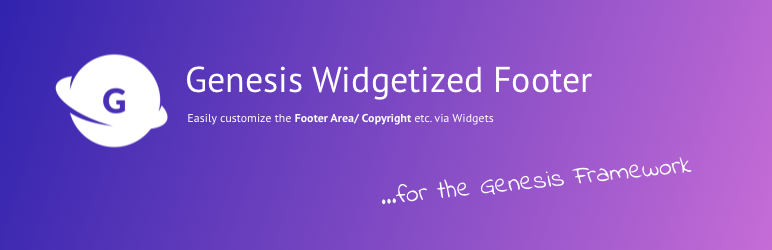 Genesis Widgetized Footer Preview Wordpress Plugin - Rating, Reviews, Demo & Download