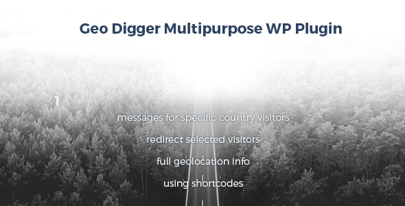 Geo Digger Multipurpose Wordpress Plugin Preview - Rating, Reviews, Demo & Download