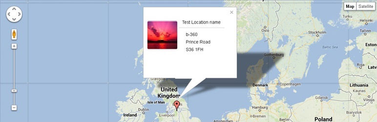 Geo Map Locations WordPress Plugin Preview - Rating, Reviews, Demo & Download