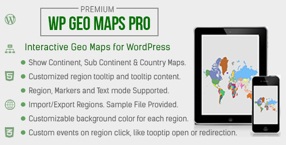 GEO Maps Plugin For WordPress Preview - Rating, Reviews, Demo & Download