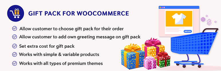 Gift Pack For Woocommerce Preview Wordpress Plugin - Rating, Reviews, Demo & Download
